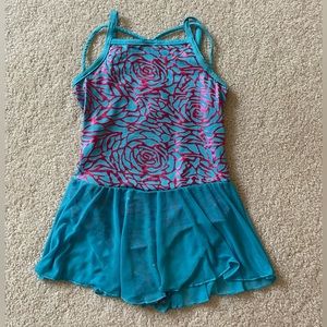 Capezio leotard with attached skirt